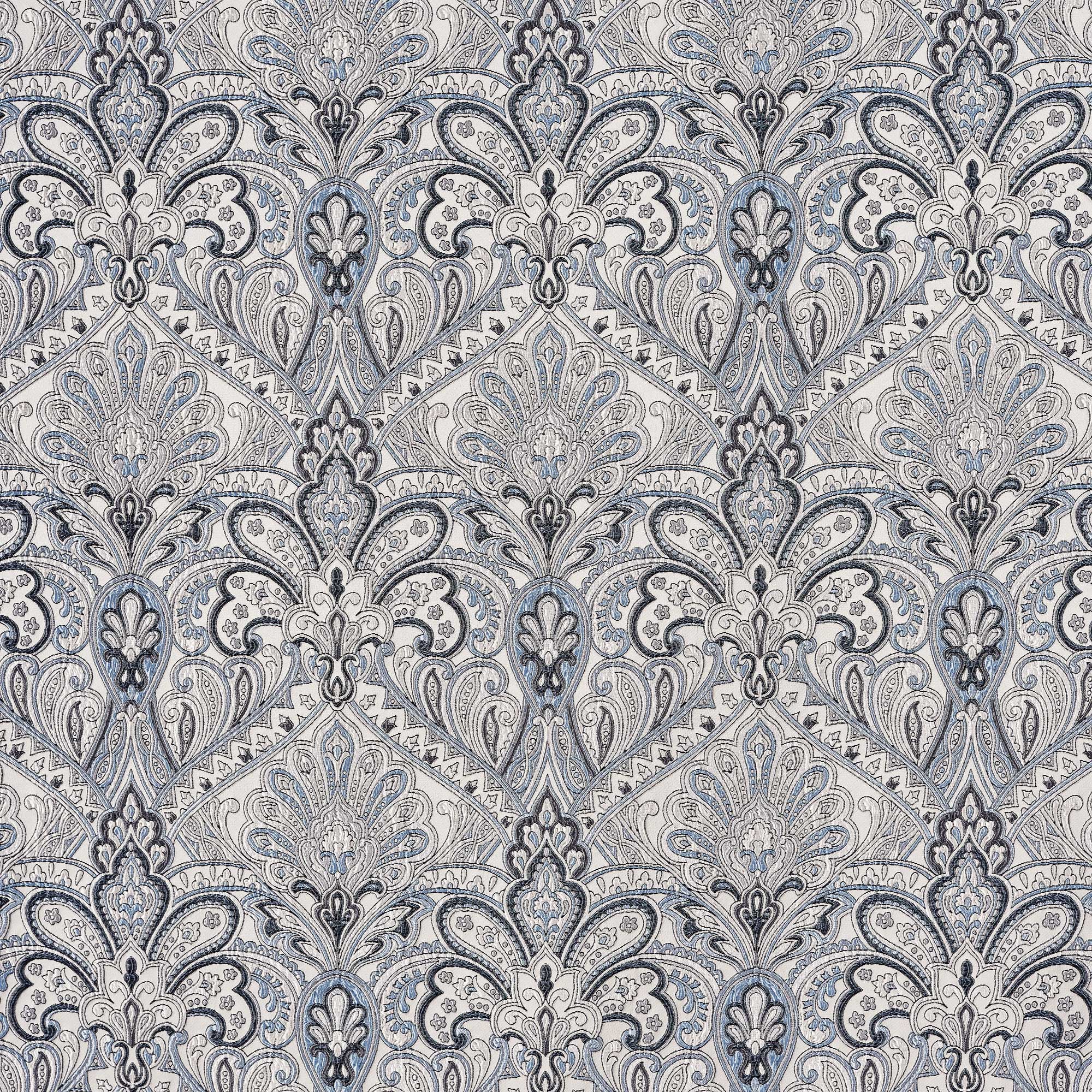 Alexis 84 Window Panel Pair in Powder Blue | Satin by J.Queen New York