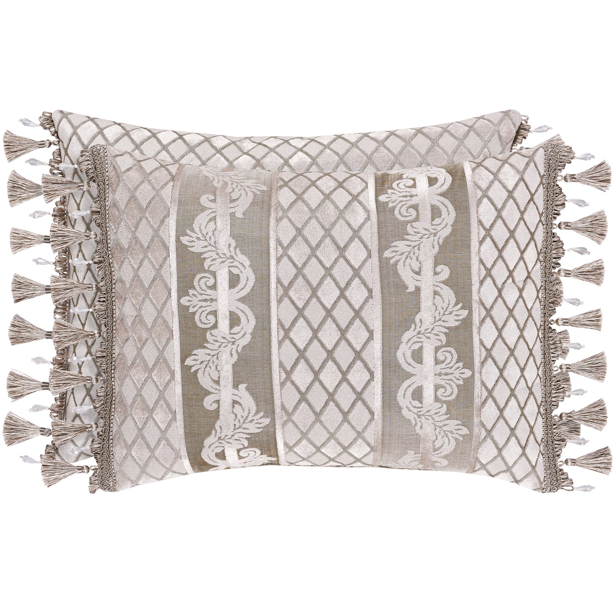 Bel Air Sand Boudoir Decorative Throw Pillow By J.Queen New York