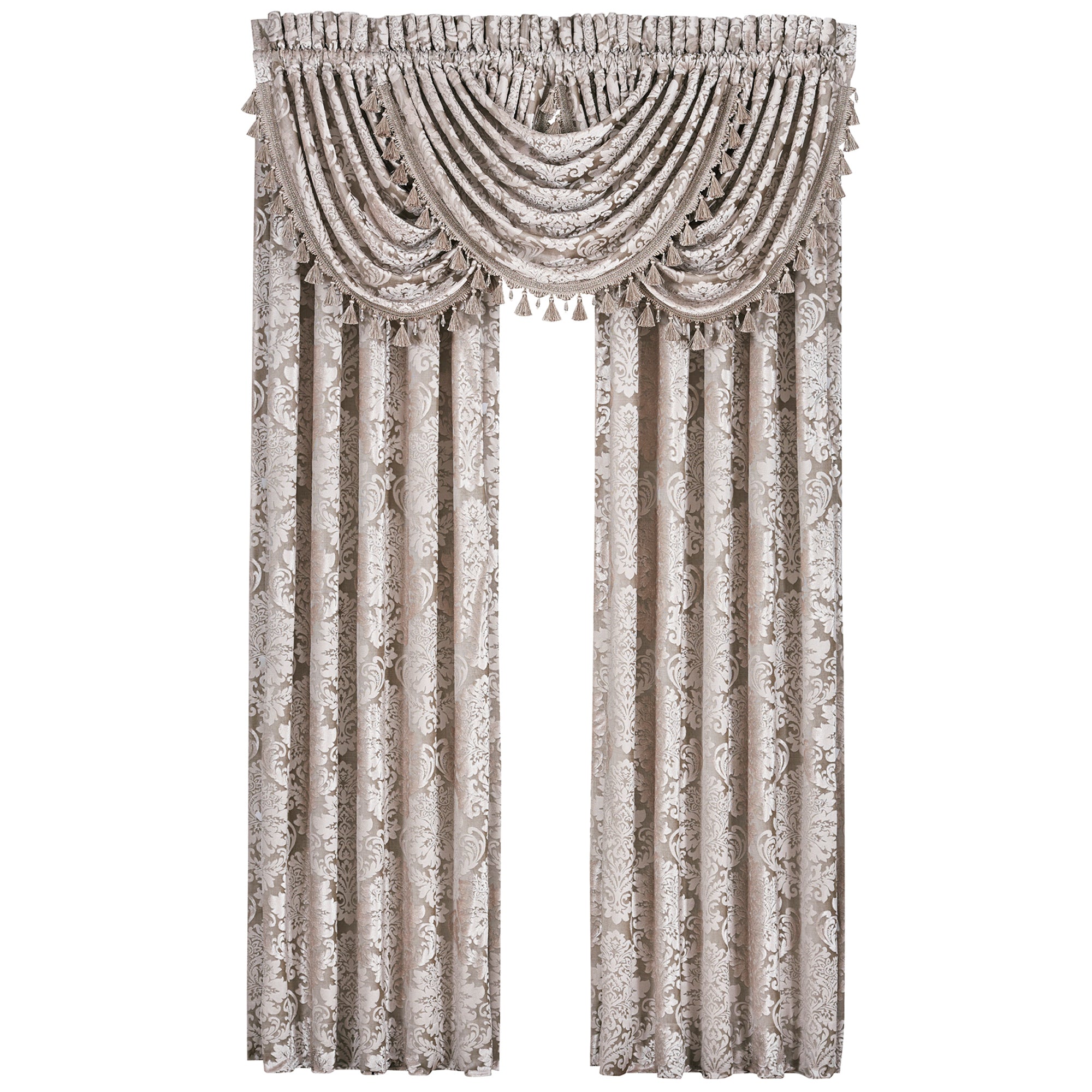 Bel Air Sand Waterfall Valance | 100% Polyester by J.Queen New York