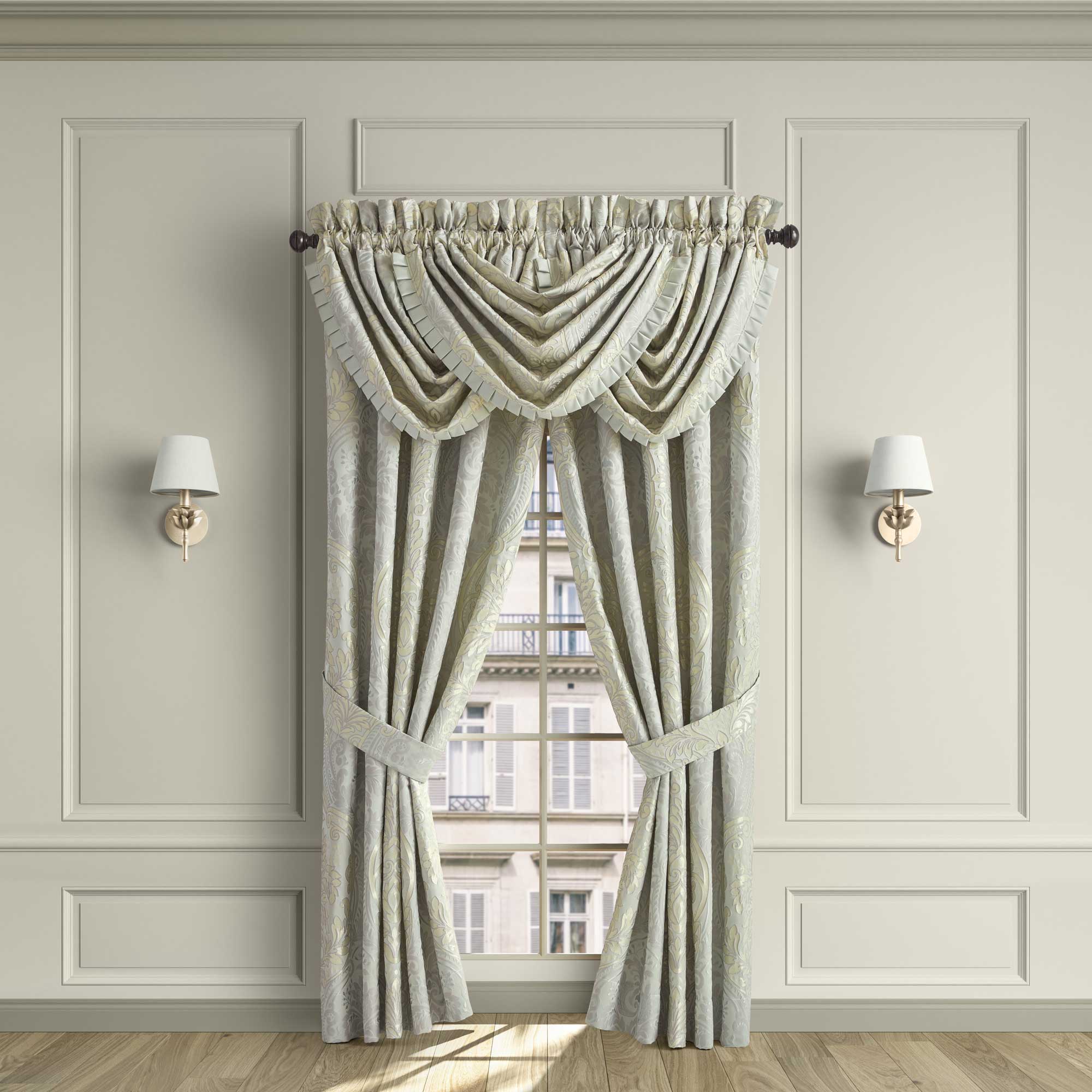 Belgium 95" Window Panel Pair in Spa by J.Queen New York