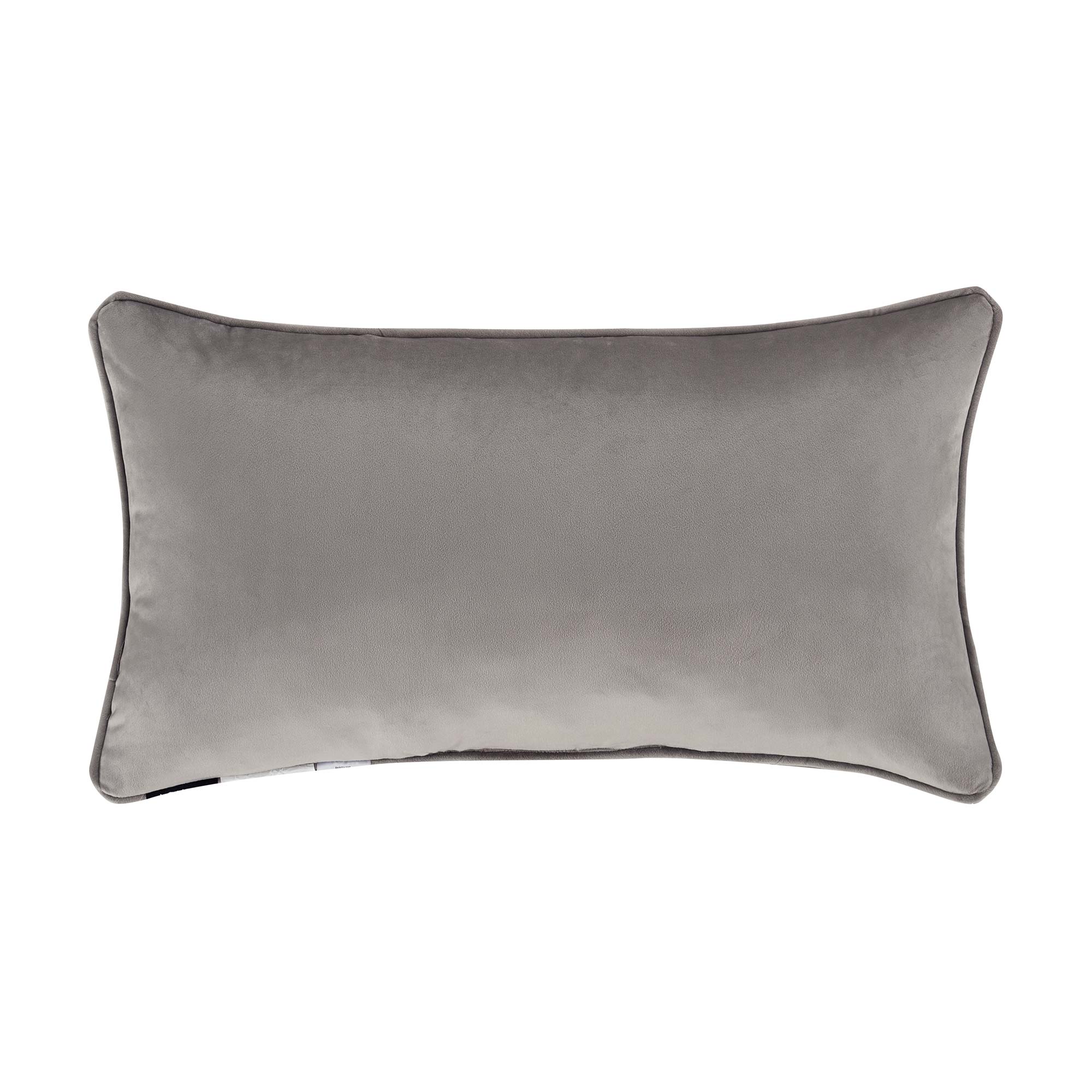 Belvedere Boudoir Decorative Throw Pillow in Silver by J.Queen New York