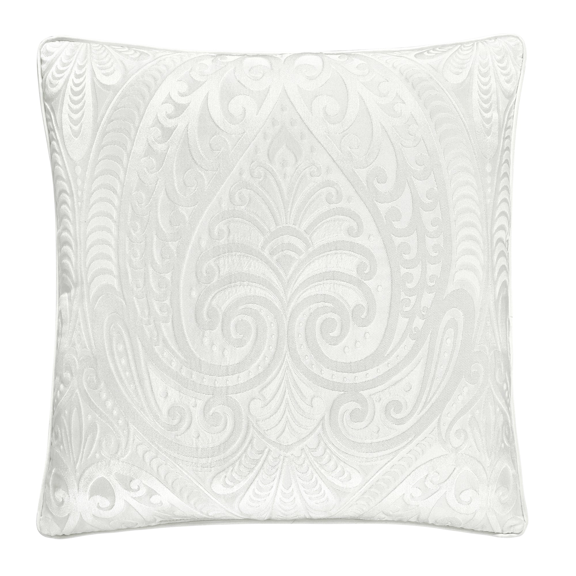Bianco 18" Square Decorative Throw Pillow By J Queen New York