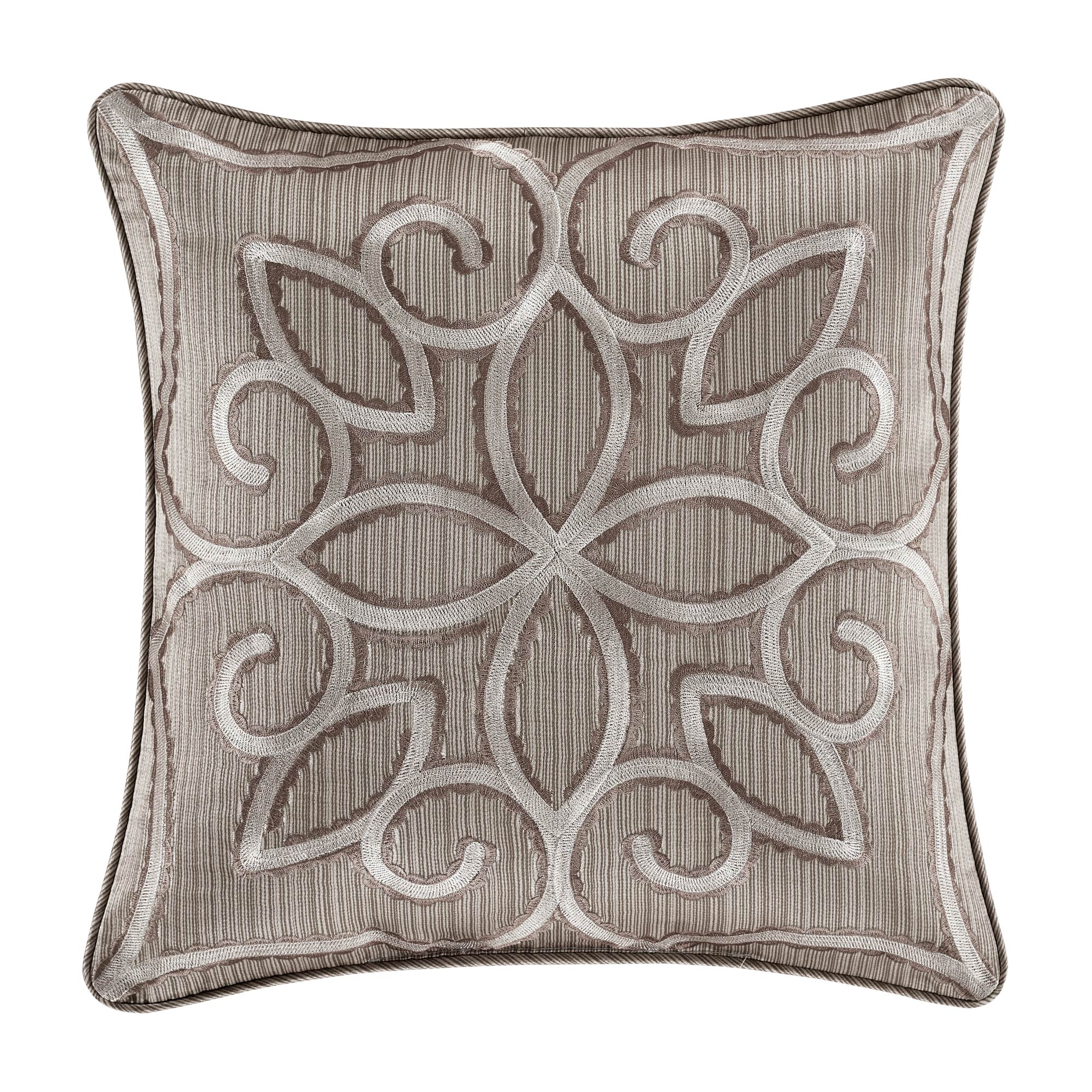 Deco 18" Square Decorative Throw Pillow By J.Queen New York