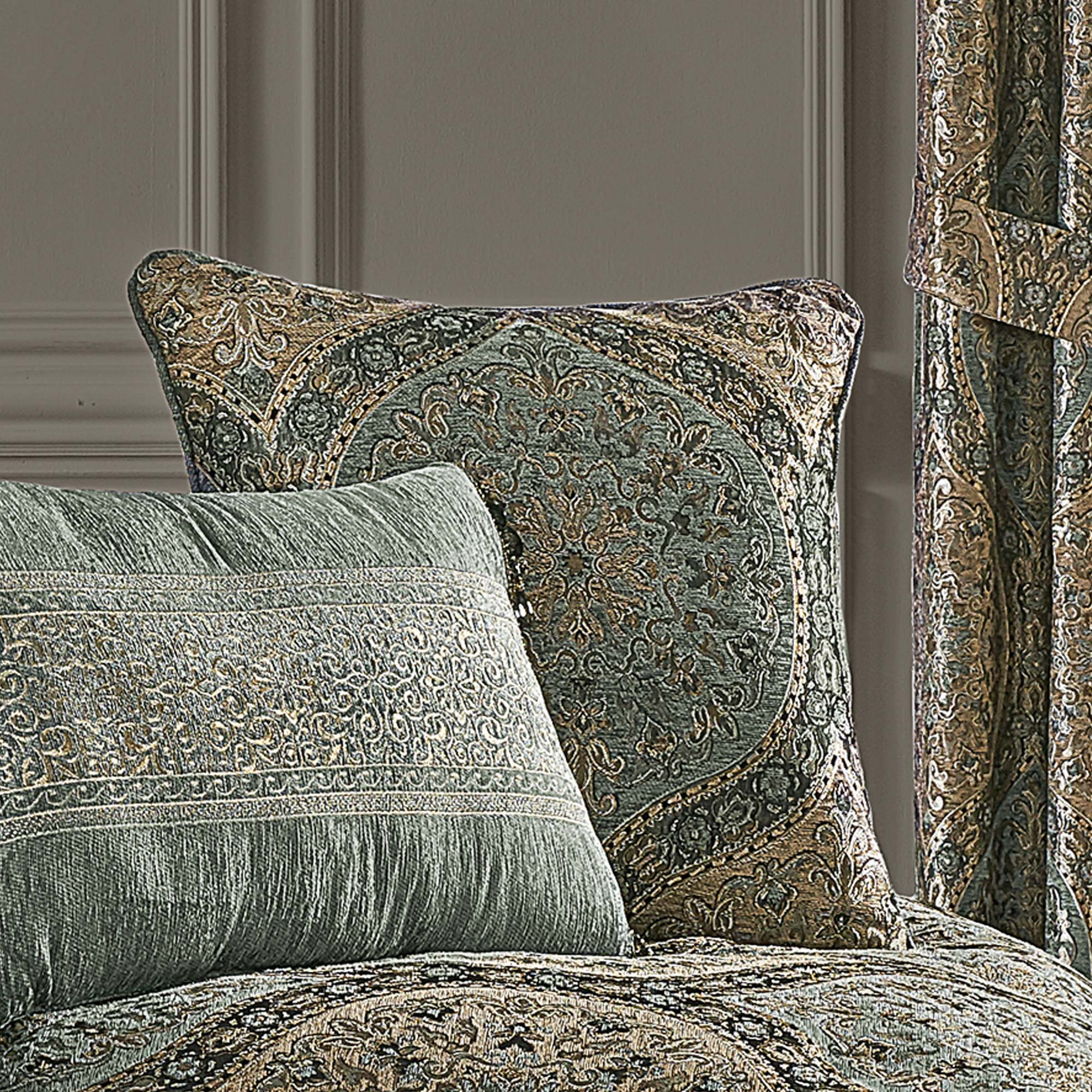 Dorset 20" Square Decorative Throw Pillow in Spa by J.Queen New York