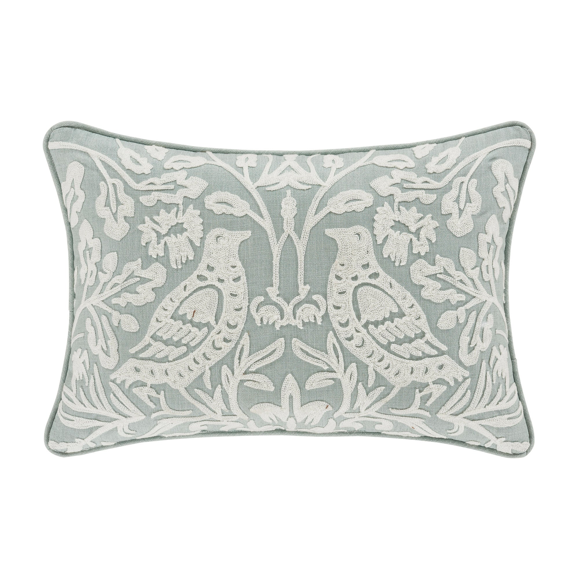 Garden View Boudoir Decorative Throw Pillow By J.Queen New York