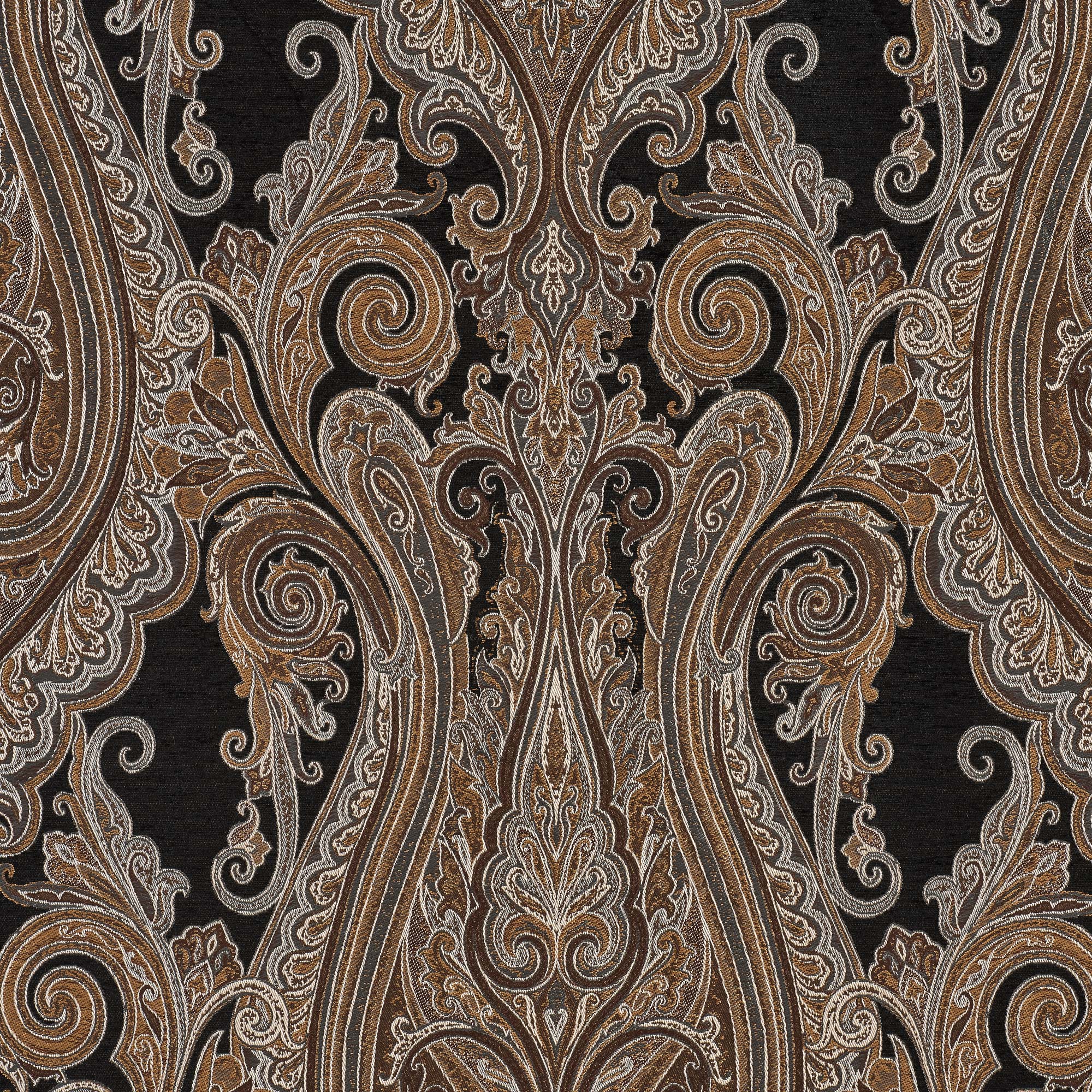 Lauretta 84" Window Panel Pair in Black by J.Queen New York