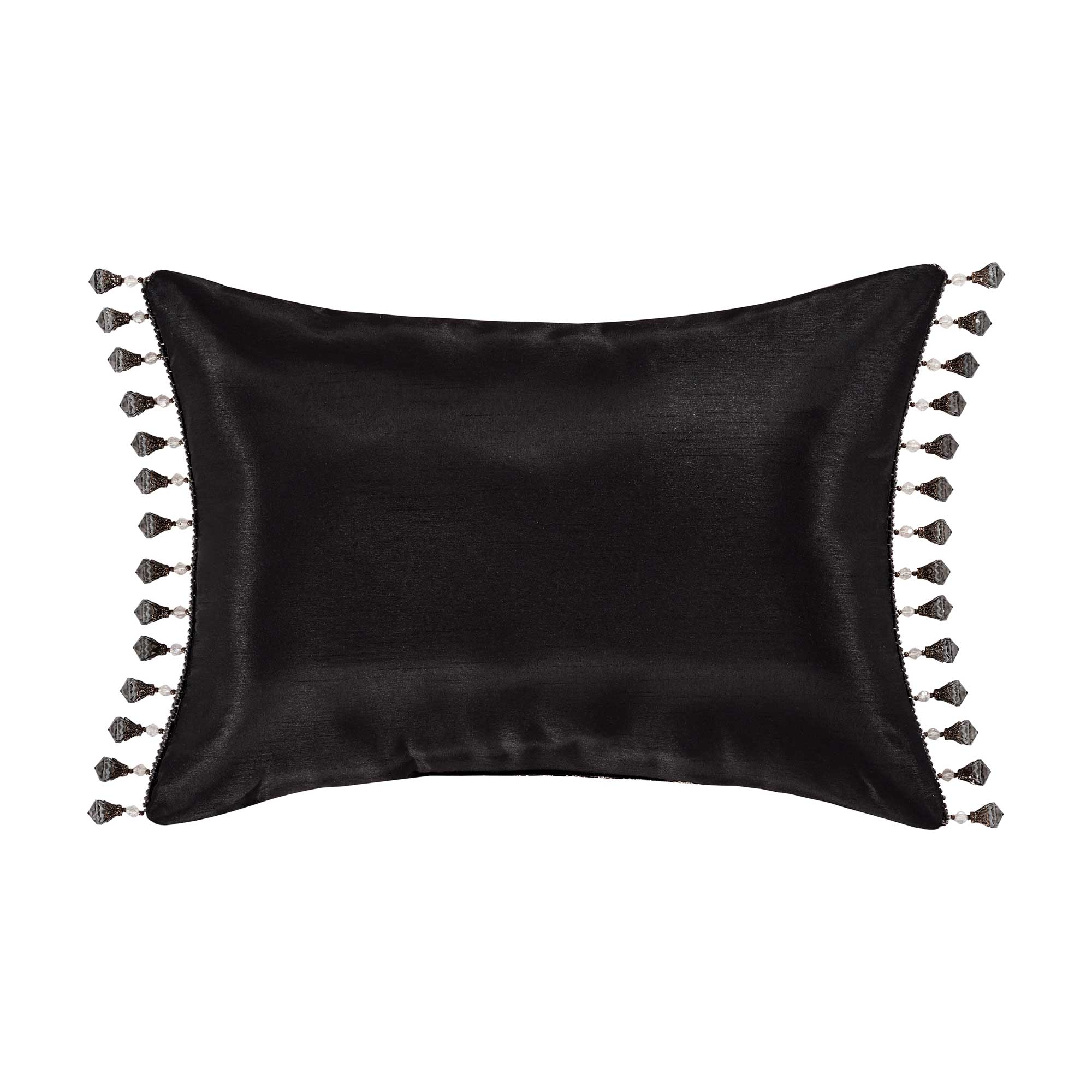Melina Boudoir Decorative Throw Pillow in Black by J.Queen New York