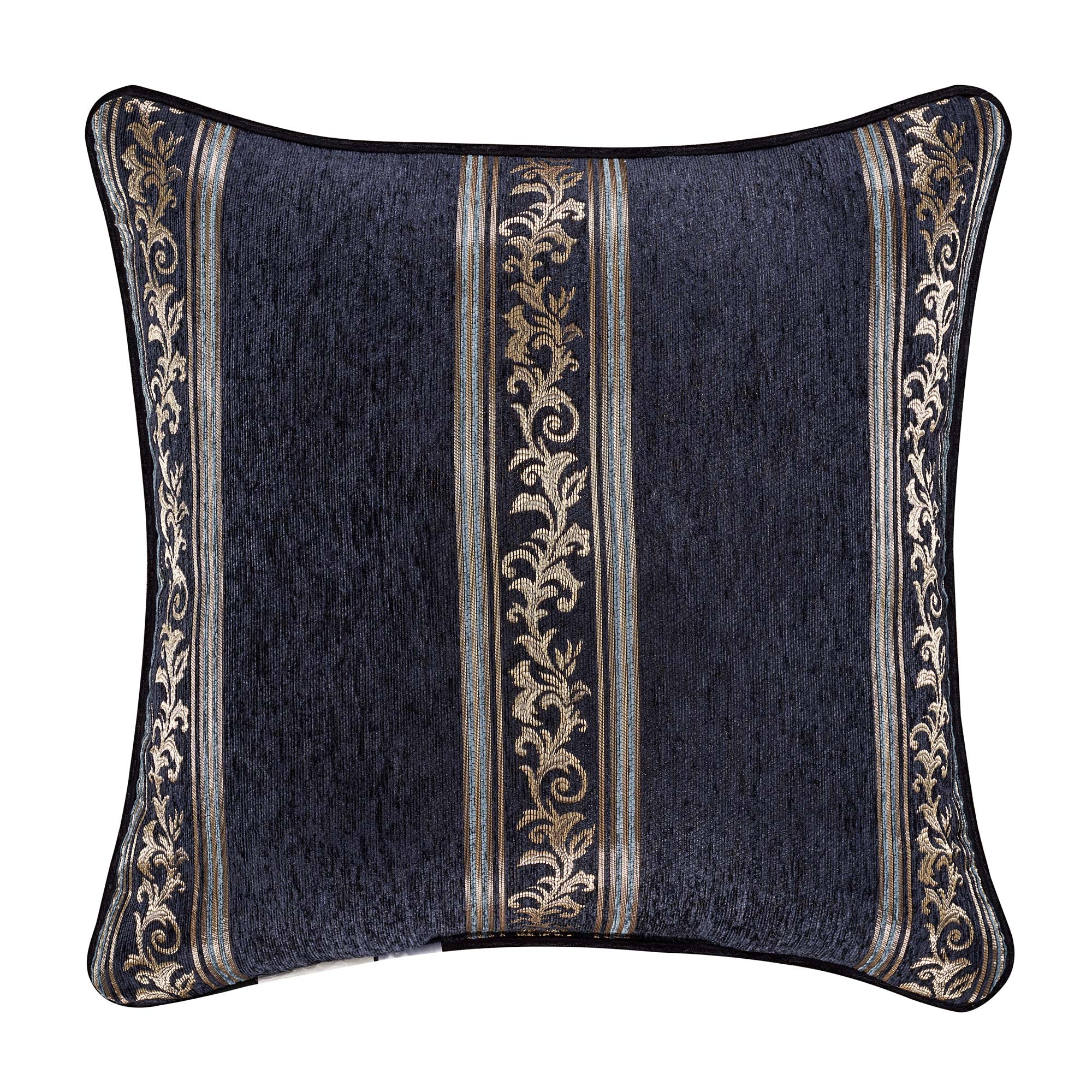 Middlebury 20" Square Decorative Throw Pillow in Indigo by J.Queen New York