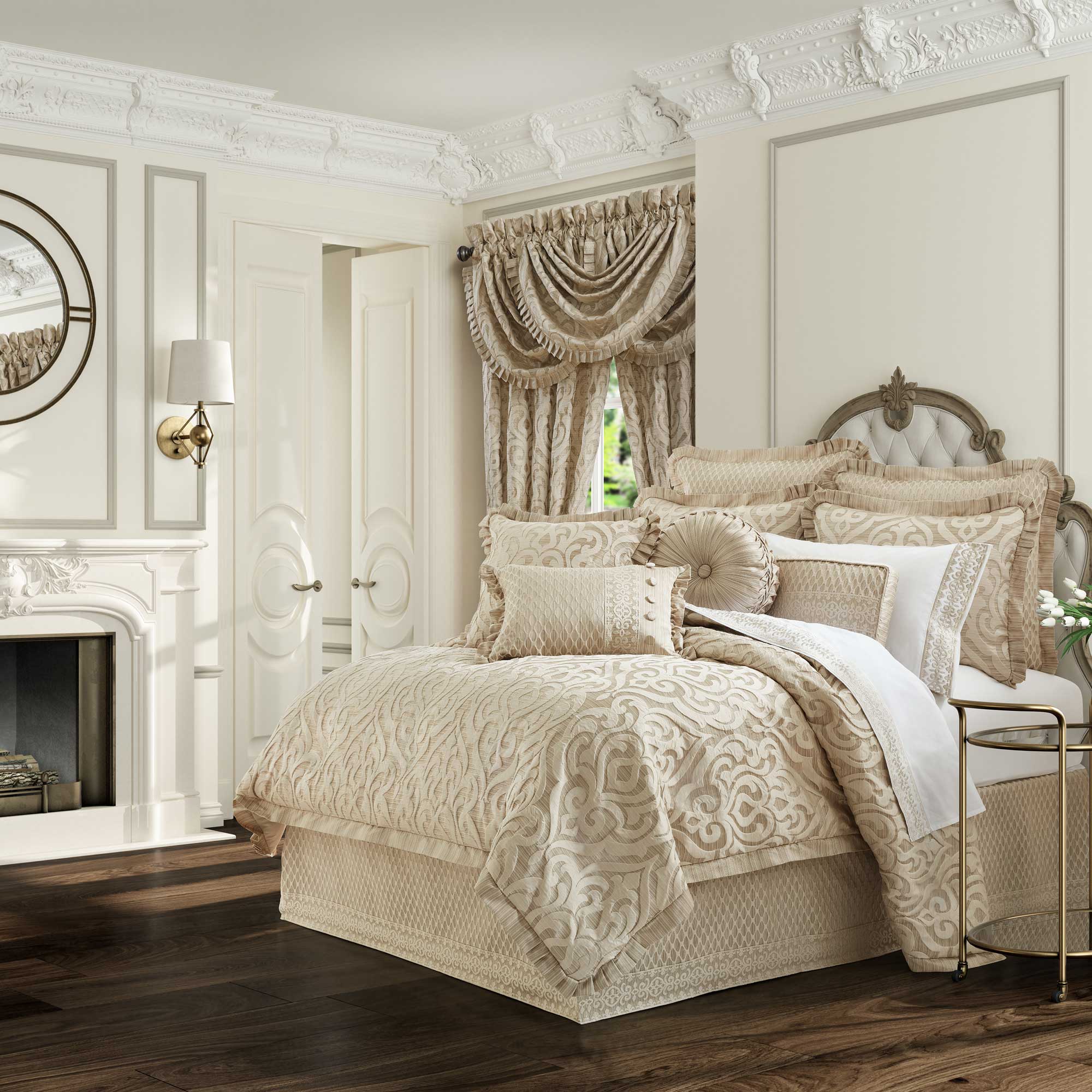 Montpellier 4-Piece Comforter Set in Sand by J.Queen New York
