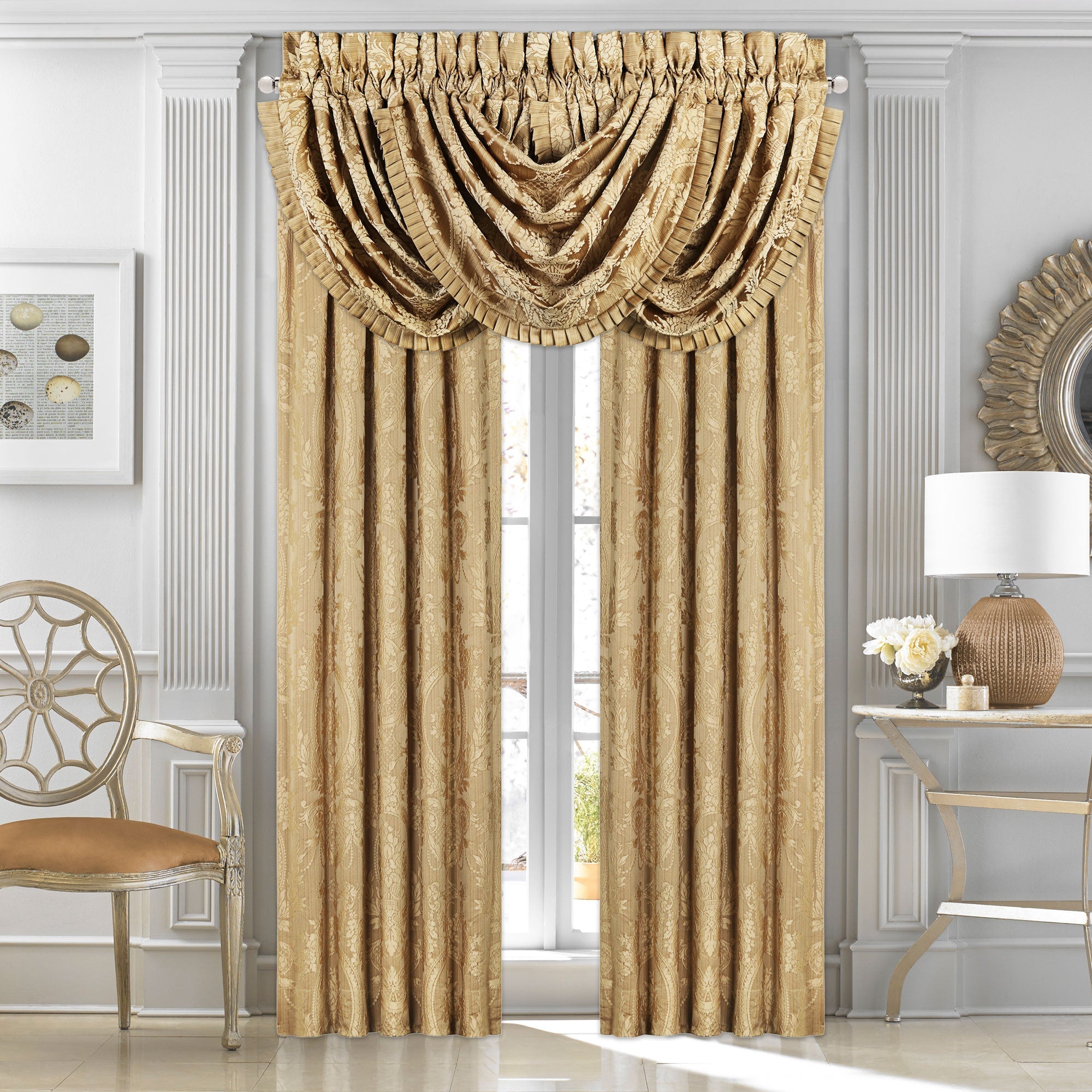 Napoleon Gold 84" Panel Pair | 100% Polyester by J.Queen New York
