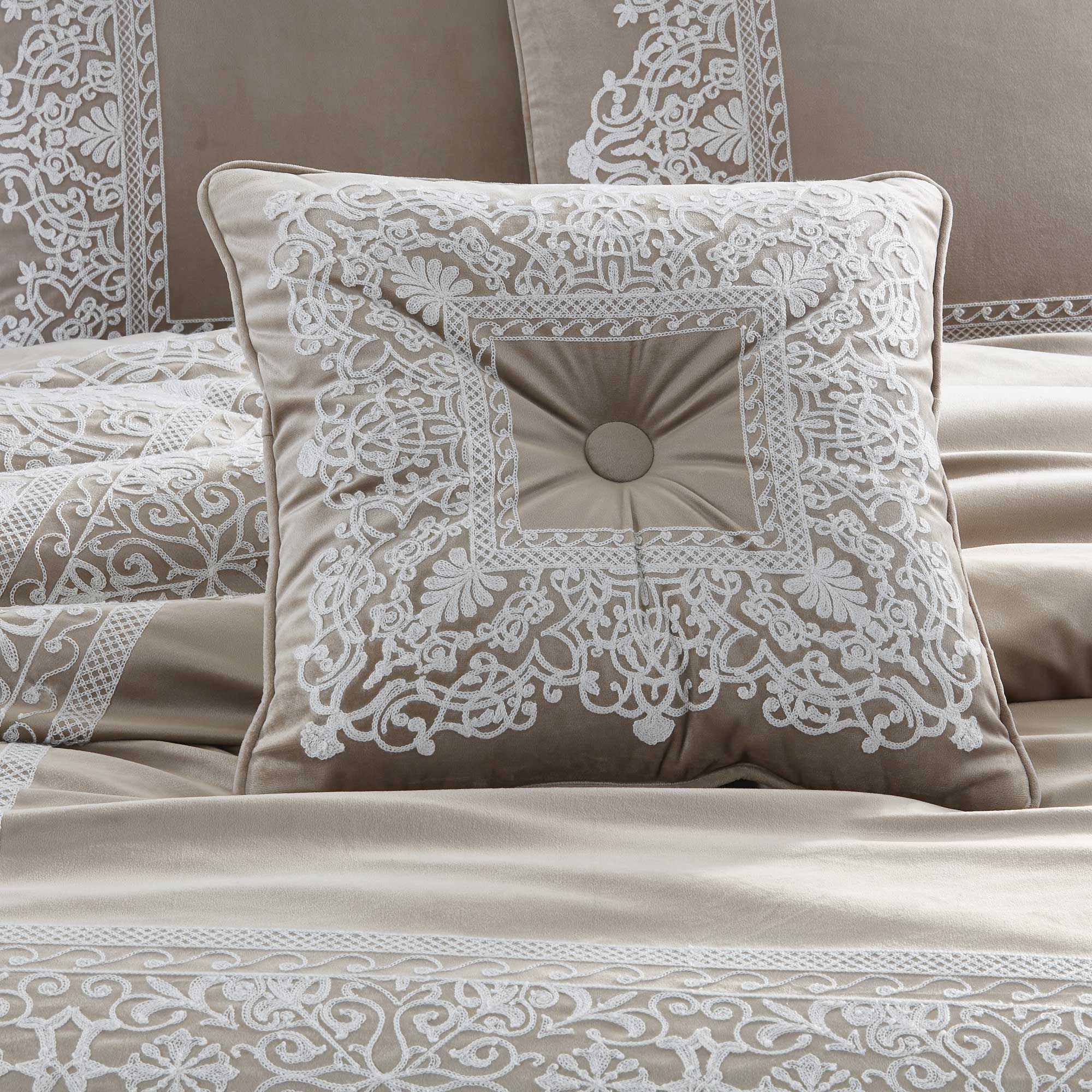 Opulence 18" Square Decorative Throw Pillow by J.Queen New York