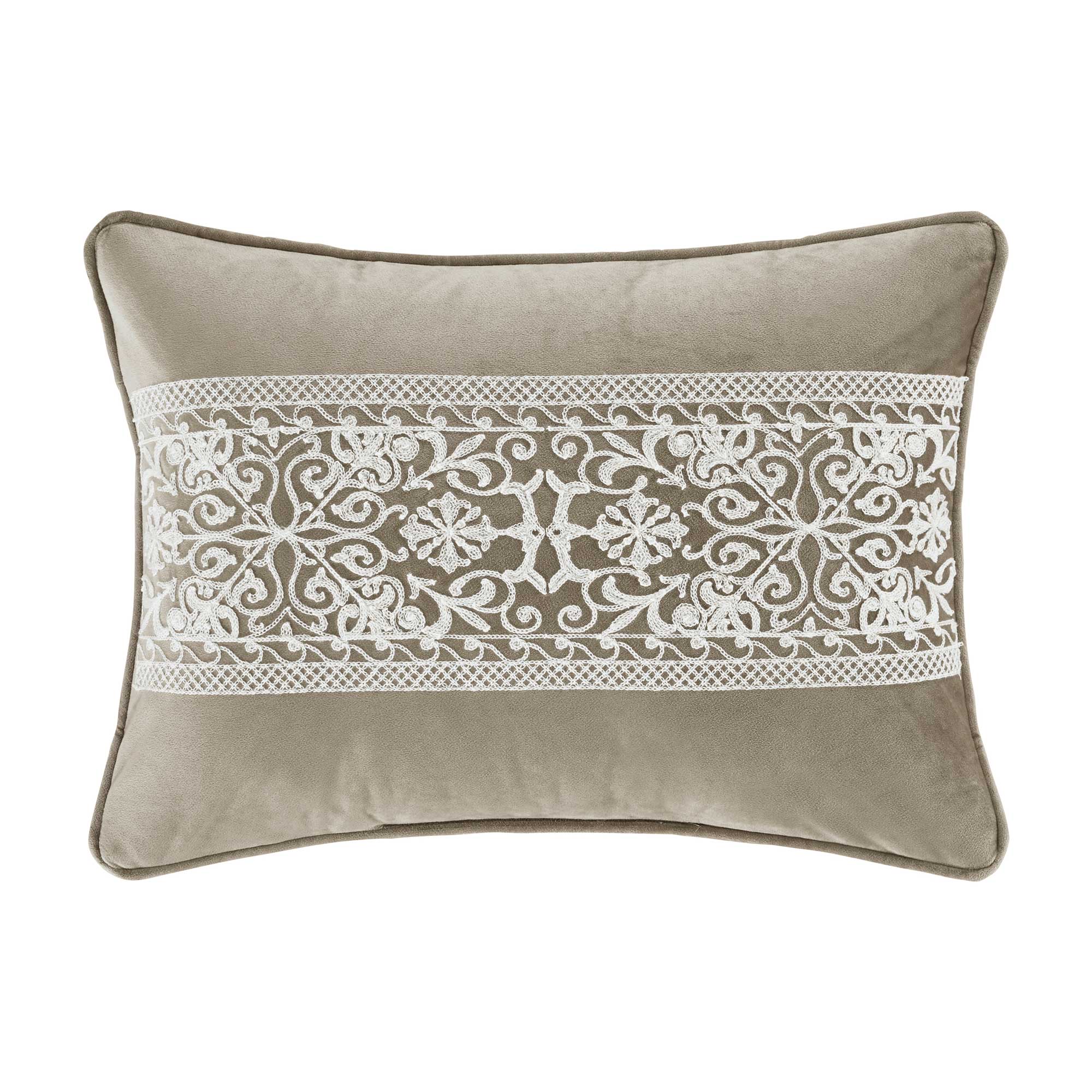 Opulence Boudoir Decorative Throw Pillow in Linen by J.Queen New York