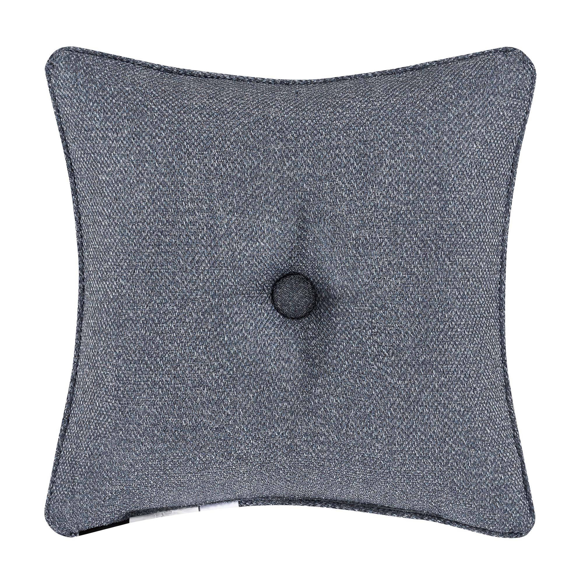 Richmond 18" Square Embellished Decorative Throw Pillow in Indigo by J.Queen New York