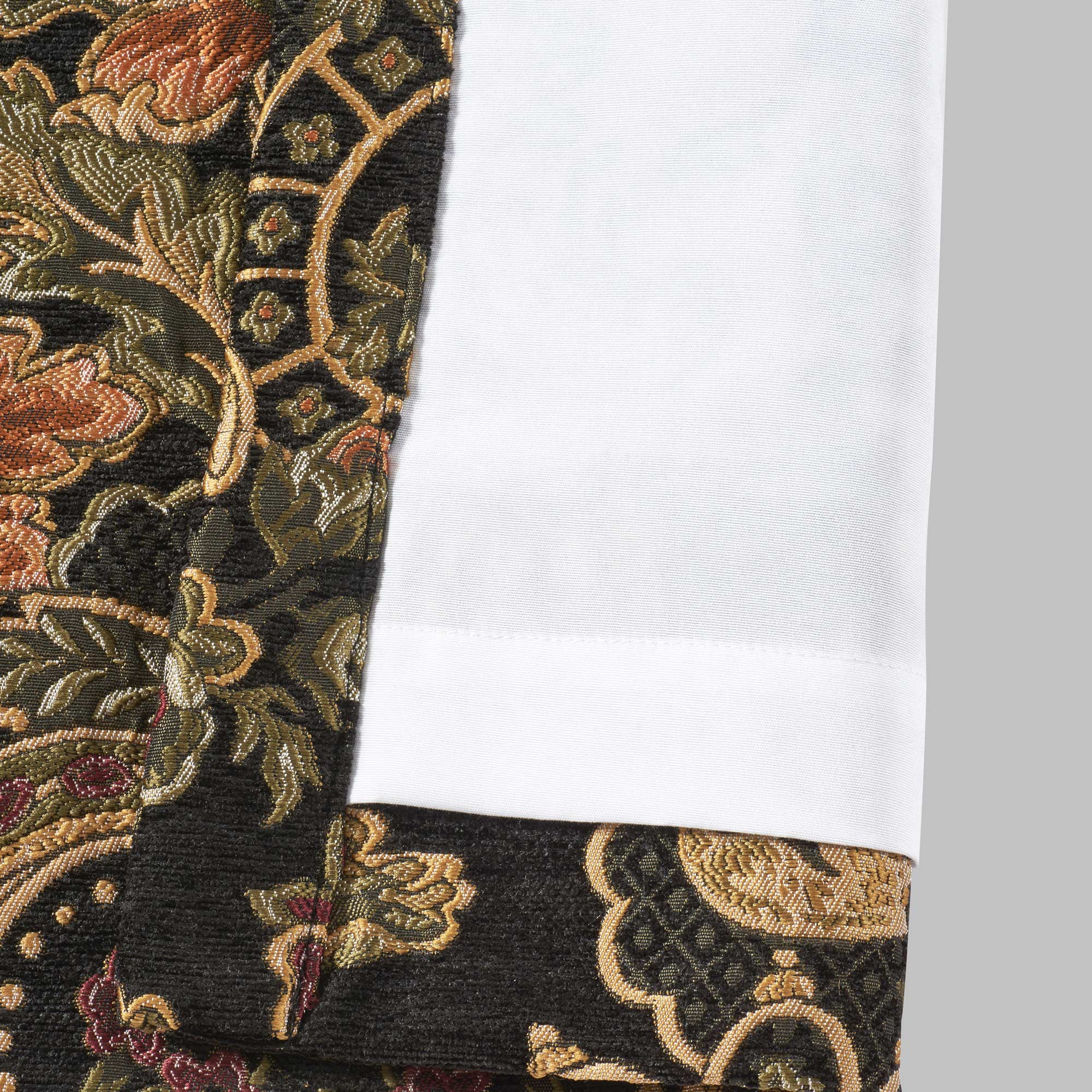 Toscano 84" Window Panel Pair in Black by J.Queen New York