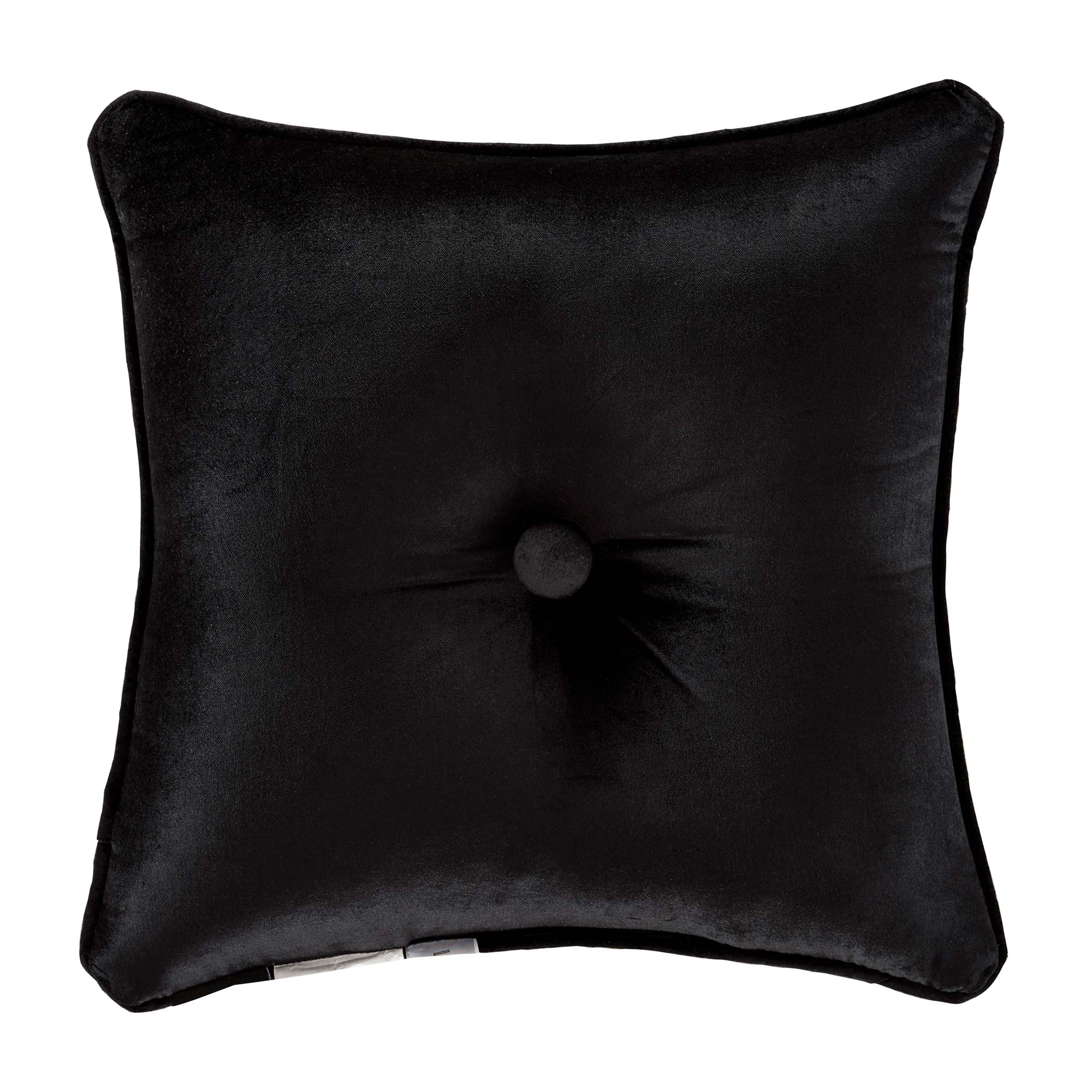 Windham 18" Square Decorative Throw Pillow in Black by J.Queen New York