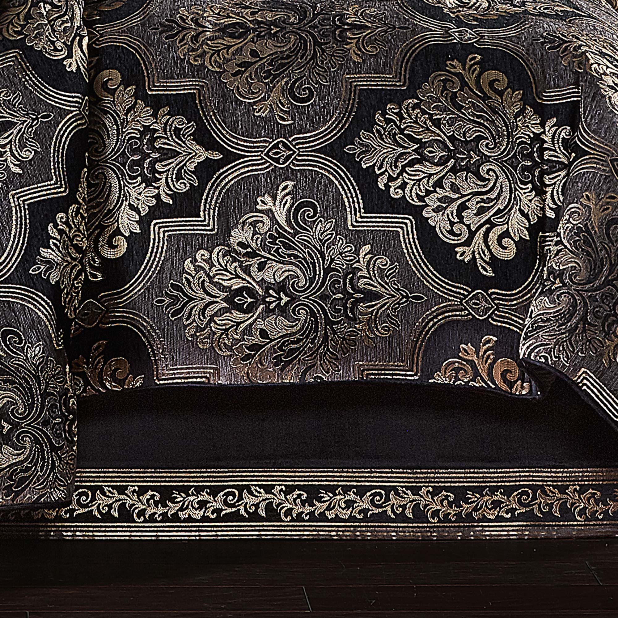 Windham 4 Piece Comforter Set in Black by J.Queen New York